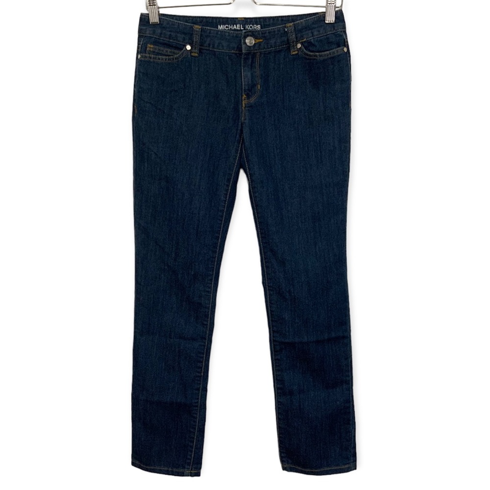 Michael Kors Jeans Straight Leg Zipper Pockets